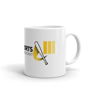 White glossy mug