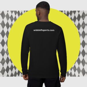Unisex organic raglan sweatshirt
